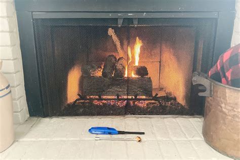lighting a gas fireplace for the first time